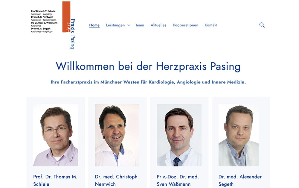 Augenarztpraxis Passau - Dr. Med. Thomas-michael Wohlrab Prof. Dr. med. Thomas M. Schiele – Herzpraxis Pasing